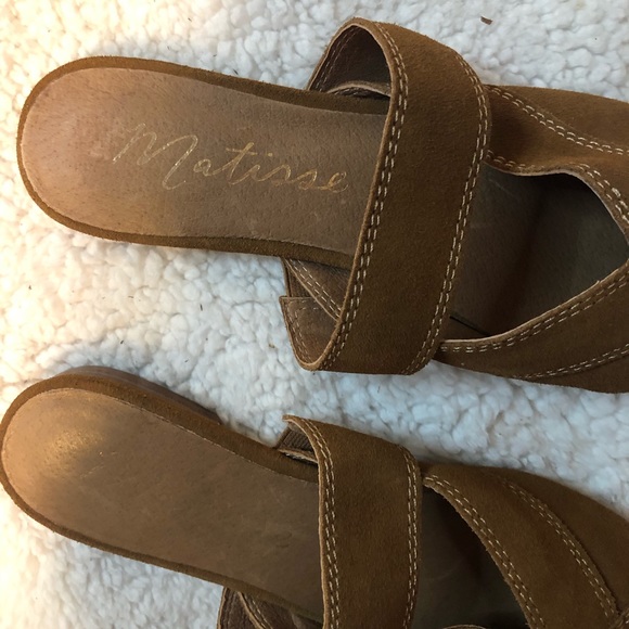 Women’s fall Matisse Dagar pointy toe slip on mules Flats with kitten heel - Picture 3 of 5